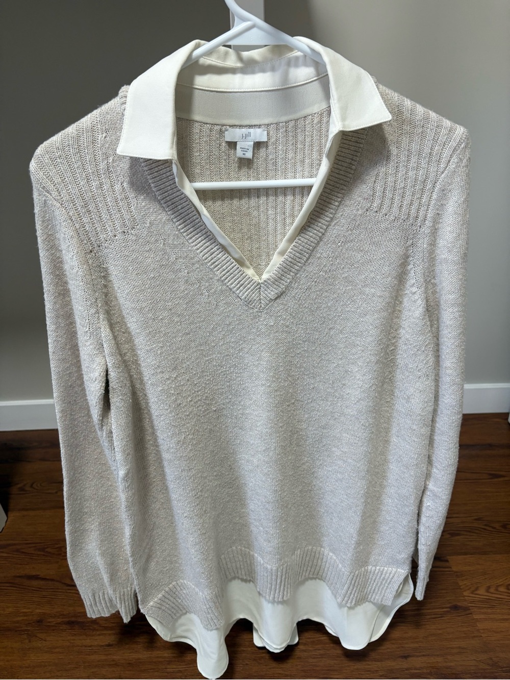 J. Jill mixed media sweater